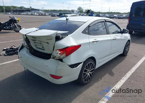2012 Hyundai Accent Gls from USA, damaged, VIN KMHCT4AE1CU158281
